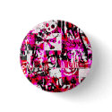 Emo Graffiti Pink Checkers buttons by Artamatik Emo Graffiti Pink Checkers buttons