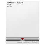 emo heart and crossbones letterhead