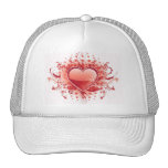 Emo Heart Design Baseball Hat