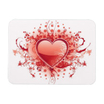 Emo Heart Design Premium Magnet