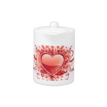 Emo Heart Design  Teapot