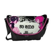 emo kids emo thoughts courier bags