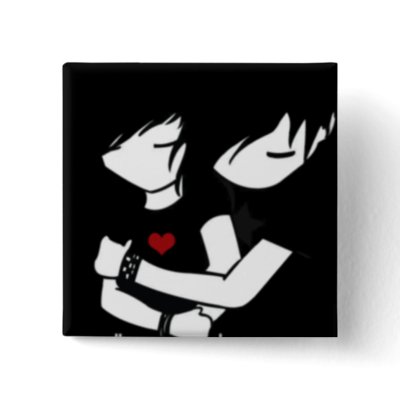 Emo Couple Cartoon