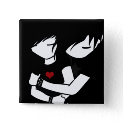emo love buttons by