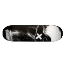 emo love custom skate board