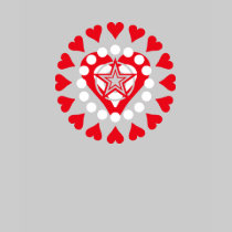 Emo Love Heart Graphic t-shirts