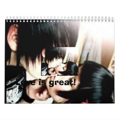 emo love, Love is great! Wall Calendars