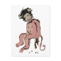 emo monkey ink postcards