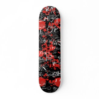 Emo Paint Skateboard Deck skateboard