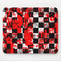 Emo Paint Splatter Mouse Mat
