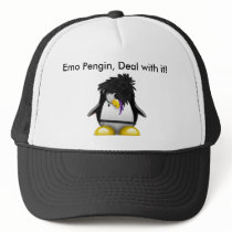 Emo penguin, Emo Pengin, Deal with it! hats
