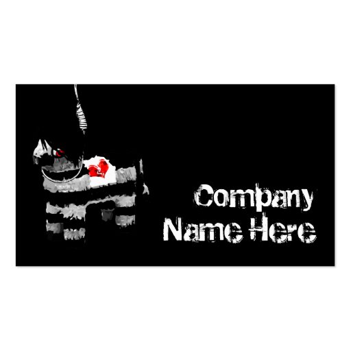 emo pinata business card template (front side)