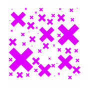 Emo Pink Crosses - Alternative Grunge Rock Punk
