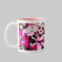 Emo Pink Graffiti Mug