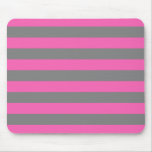 Emo Pink & Grey Stripes mousepads