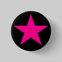 Emo Pink Star buttons by Artamatik Emo Pink Star buttons