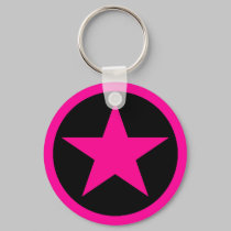 Emo Pink Star keychains by Artamatik Emo Pink Star keychains