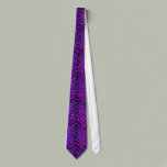 "Emo Purple Leopard" Tie