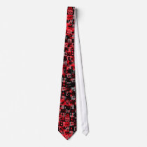 Emo Scene Red & Black ties