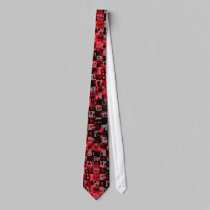 Emo Scene Red & Black ties