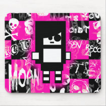Emo Scenester Girl mousepads