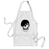 emo skull aprons