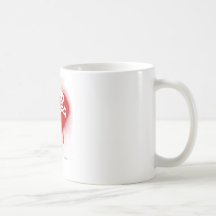 Emo Skull Heart Anti Valentines Day - Rock Grunge Coffee Mug