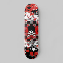 Emo Skull Skateboard Deck