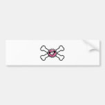emo skull winged heart bottlecap crossbones bumper stickers