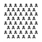 Emo Skulls Black- Emo Alternative Grunge Rock Punk
