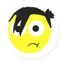 Emo Smiley Sticker by Rajee1 Emo Smiley Sticker