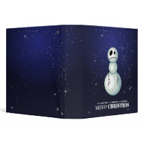 emo snowman merry christmas binders