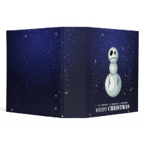 emo snowman merry christmas binders