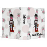 Emo Sock Monkey Binder