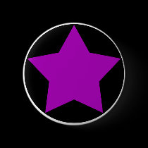 Emo Star Button (Purple)