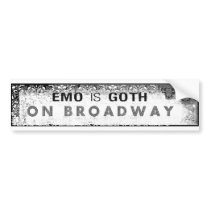 emoisgoth bumper stickers