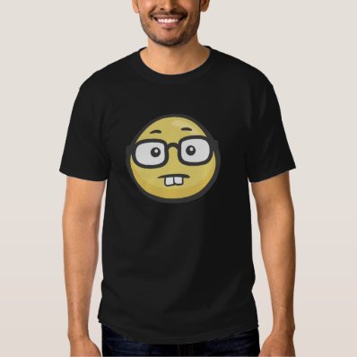 Emoji: Geek Face Tee Shirt