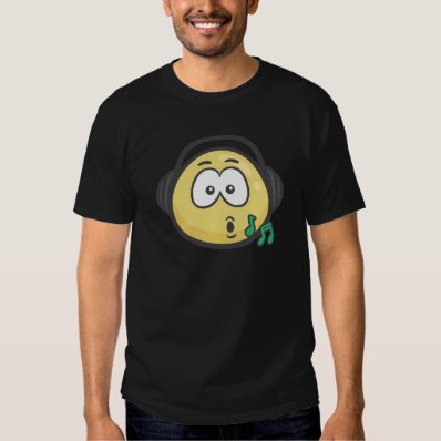 Emoji: Music Face T-shirt