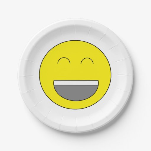 Emoji Paper Plates 7 Inch Paper Plate Zazzle