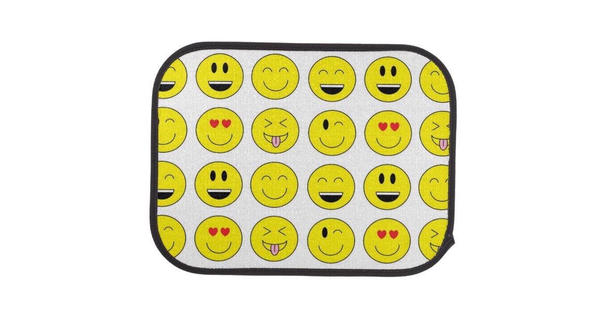"Emojis" Car Mats (Rear) Zazzle