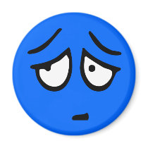 Emoticon Customizable Background Magnet