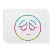 Emoticon "Dejected" Invitations