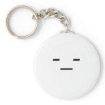 Emoticon: Not Amused keychains
