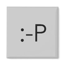 Emoticon - tongue magnets