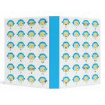 Emoticonal Monkey Vinyl Binder