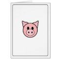 Emoticons - Customizable Pig cards