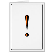 Emoticons - Exclamation! cards