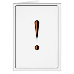 Emoticons - Exclamation! cards
