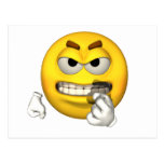 Emotion Guy - Baring Teeth Postcard