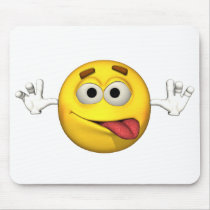 Emotion Guy - Tongue Out Mousepad